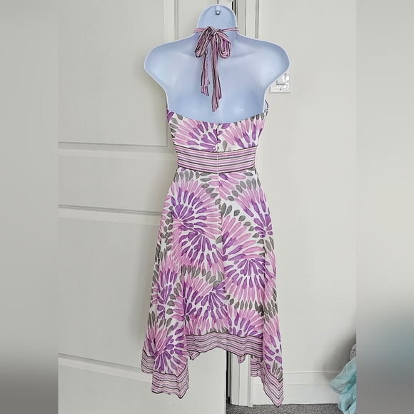 BCBGMAXZIRA handkerchief silk dress - Picture 2 of 5